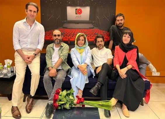 الناز شاکردوست و هوتن شکیبا در اکران «تیتی»