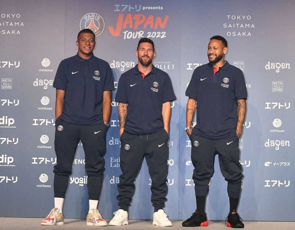 لیونل مسی / نیمار / کیلیان ام باپه