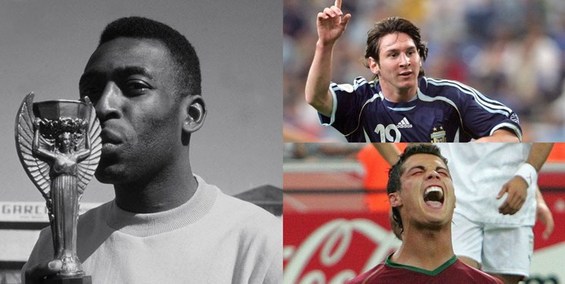 از مسی و رونالدو تا پله؛ درخشش پسر بچه‌ها در جام‌های جهانی +تصاویر