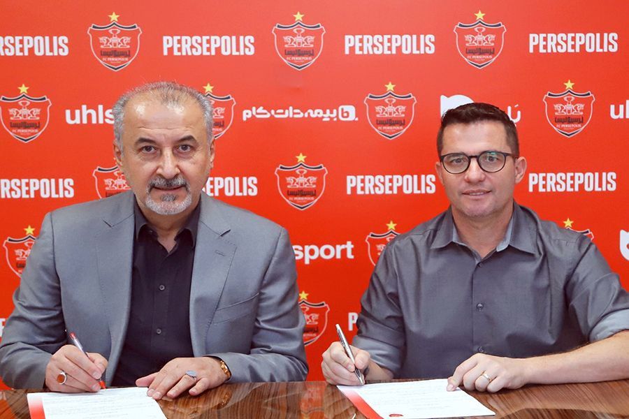 دستیار یحیی رسما با پرسپولیس بست/عکس