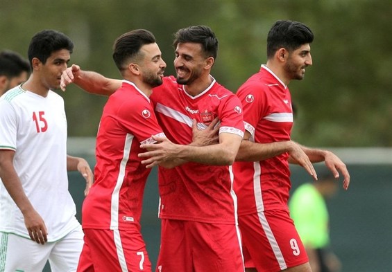 برتری پرسپولیس مقابل تیم زیر ۲۳ سال ایران در بازی دوستانه