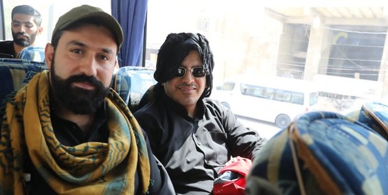 حضور کاروان ورزشی در پیاده‌روی اربعین/فوتبالی‌ها هم به کربلا رفتند + تصاویر