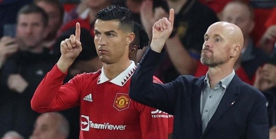 انقلاب بزرگ تن هاگ علیه رونالدو/کریس تحقیر شد!