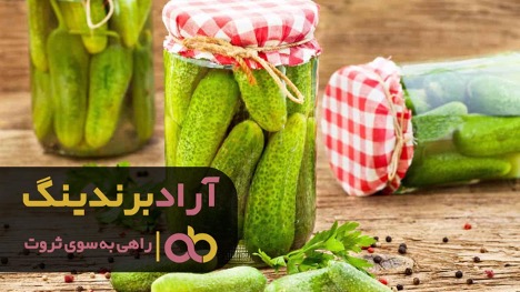 تهیه خیار شور صنعتی در خانه با روشی ساده