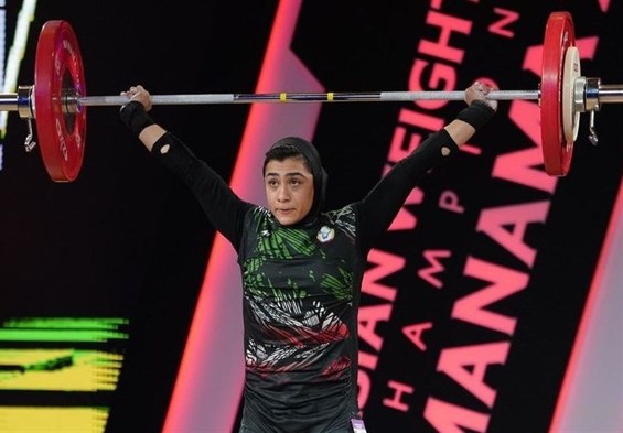 وزنه‌برداری قهرمانی آسیا| عنوان پنجمی فاطمه کشاورز در دسته ۶۴ کیلوگرم
