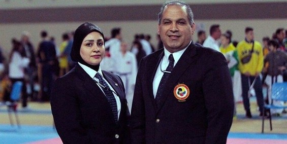 قضاوت دو داور ایرانی در مسابقات کاراته دانشجویان جهان