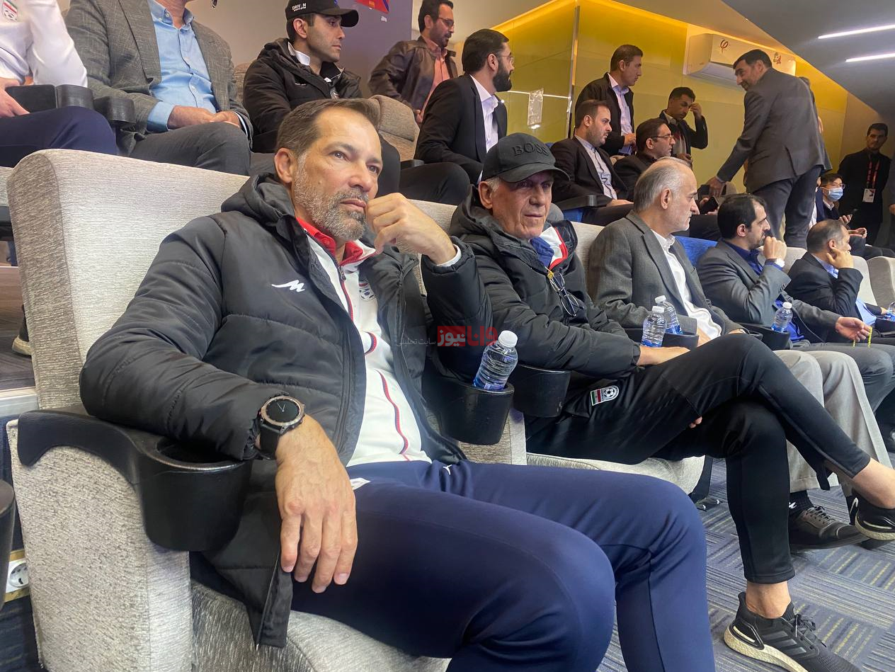 حضور کی‌روش در بازی بسکتبال ایران و چین+عکس