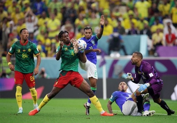 گزارش تصویری بازی کامرون و برزیل