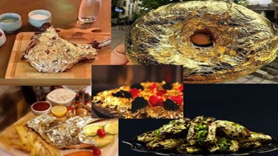 دردسر فوتبالیستها از خوردن غذا با روکش طلا