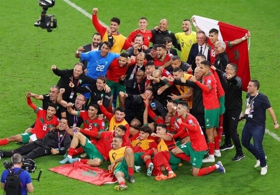 گزارش تصویری بازی مراکش و پرتغال