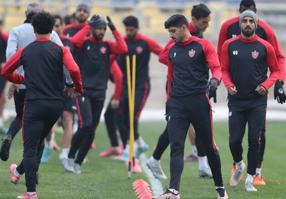 گزارش تمرین پرسپولیس + تصاویر