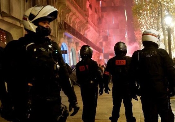 جام جهانی قطر| به کارگیری ۱۰۰ هزار پلیس برای تأمین امنیت فرانسه پس از بازی با مراکش