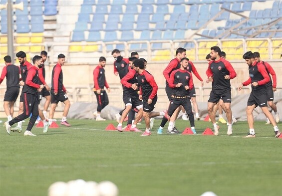 گزارش تمرین پرسپولیس