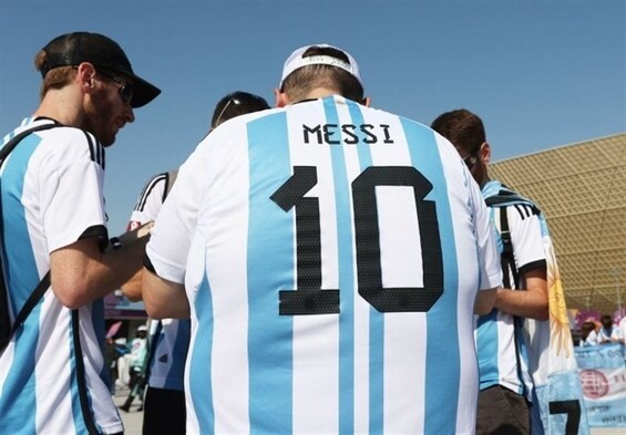 جام جهانی قطر| کندن تور دروازه فینال توسط آرژانتینی‌ها + عکس
