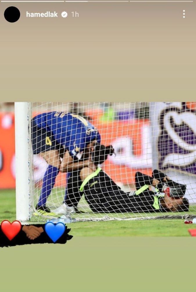 استوری دروازه‌بان جنجالی در آستانه دربی اتحاد!+عکس