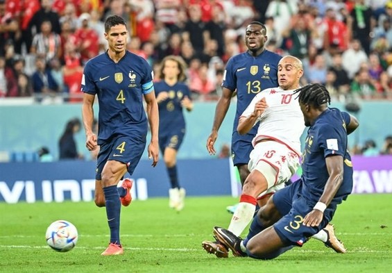 گزارش تصویری بازی فرانسه و تونس