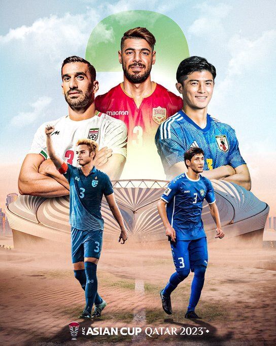 عکس| کاپیتان تیم ملی ایران روی پوستر AFC