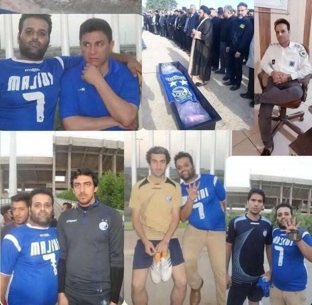عکس| هوادار متعصب استقلال درگذشت؛ خاکسپاری با پرچم آبی‌ها