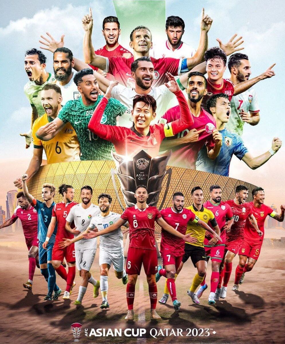 عکس| رونمایی از پوستر جدید AFC با حضور مهاجم ایران