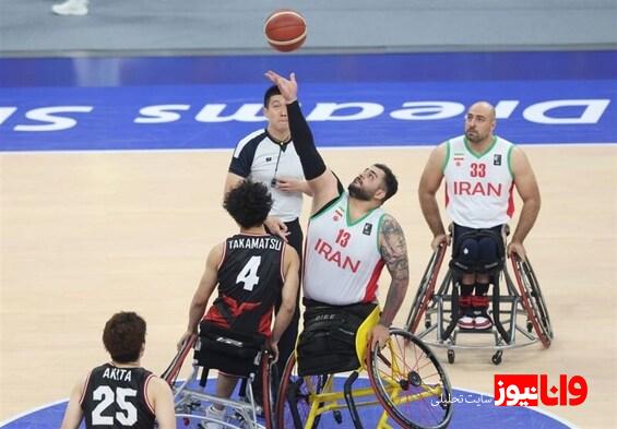 بسکتبال با ویلچر قهرمانی آسیا| صعود ایران به فینال با شکست ژاپن
