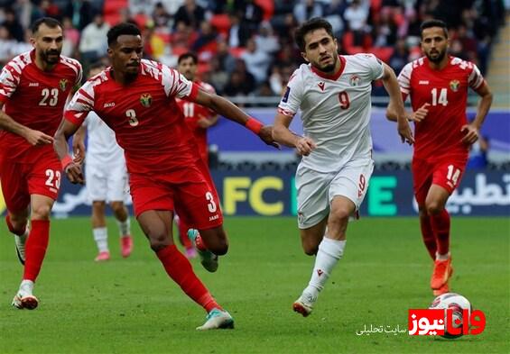 جام ملت‌های آسیا| پیروزی اردن مقابل تاجیکستان باخودزنی هنانوف