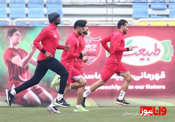 تمرین و ریکاوری سرخپوشان بعد از برتری پرگل در جام حذفی