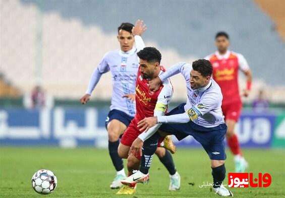 جدول لیگ برتر فوتبال بعد از برد پرسپولیس مقابل تراکتور