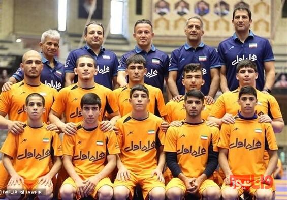کشتی فرنگی نوجوانان آسیا| تیم ایران پس از ۴ سال قهرمان شد