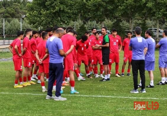 برگزاری نخستین تمرین رسمی تیم فوتبال امید در کربلا