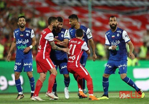 حمله بازیکن استقلال به ستاره پرسپولیس