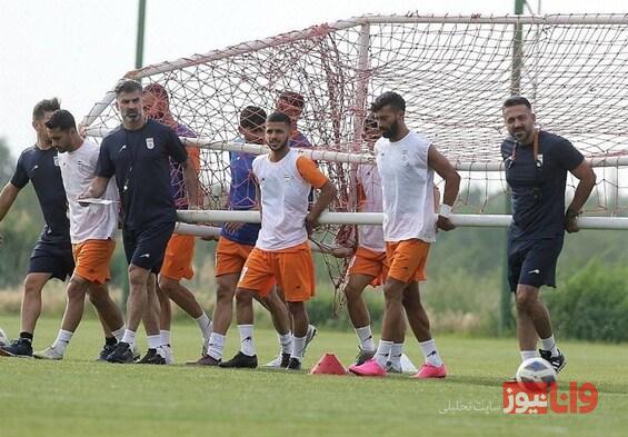 گزارش تمرین تیم ملی