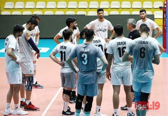 پیروزی تیم والیبال جوانان ایران مقابل آمریکا