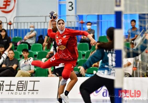 هندبال قهرمانی آسیا| برتری دختران ایران مقابل هنگ‌کنگ