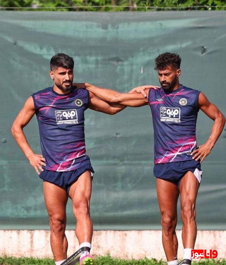 دلبری بازیکنان سابق پرسپولیس و استقلال از هواداران+عکس