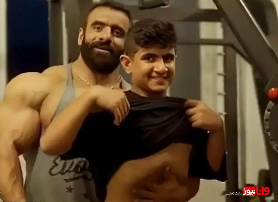 فیگور جالب پسر هادی چوپان در باشگاه+عکس فیگور جالب پسر هادی چوپان در باشگاه+عکس