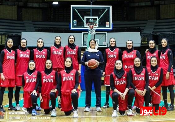 برنامه بازی‌های ایران در بسکتبال قهرمانی «دیویژن» B زنان آسیا