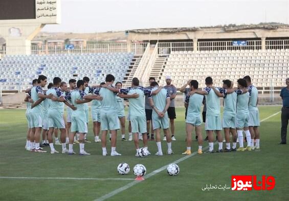 آخرین تمرین تیم فوتبال تراکتور پیش از دیدار مقابل الشارجه امارات