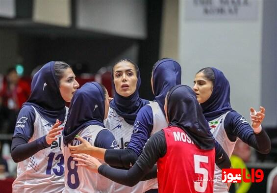 والیبال قهرمانی زنان آسیا| سومین برد متوالی تیم ملی زنان ایران
