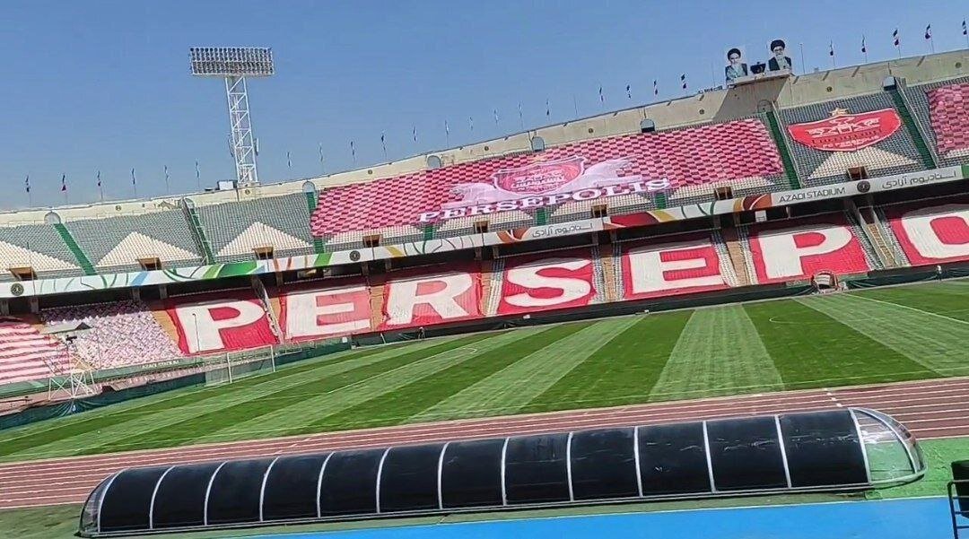 عکس| آخرین وضعیت ورزشگاه آزادی چند ساعت تا بازی پرسپولیس و النصر