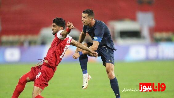 برخورد سفت و سخت بادیگارد رونالدو با یک پرسپولیسی!