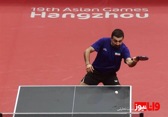 بازی‌های آسیایی هانگژو| شکست تیم تنیس روی میز ایران مقابل هنگ‌کنگ