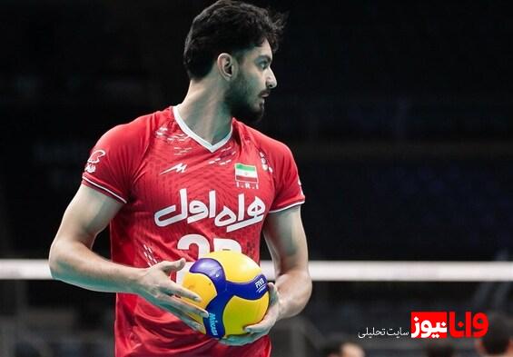 والیبال انتخابی المپیک|ولی‌زاده امتیازآورترین بازیکن ایران در دیدار با اوکراین شد