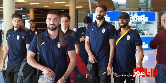 تیم ملی فوتبال به اردن رسید
