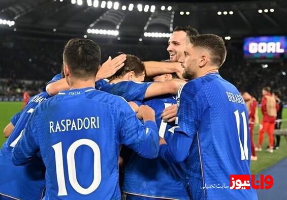 ایتالیا با انتقام از مقدونیه، به یکقدمی یورو ۲۰۲۴ رسید  دانمارک صعود کرد