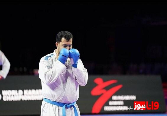کاراته قهرمانی جهان| چهارمین مدال جهانی گنج‌زاده، برنز شد