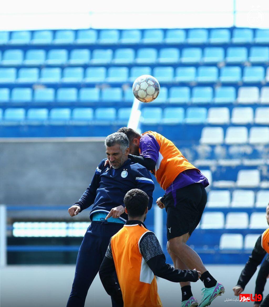 هاشمی‌نسب در تمرین استقلال؛ هنوز هم یاغی هستم!+عکس