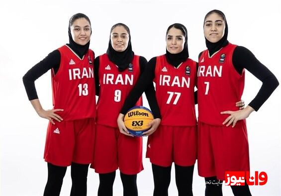 وداع تیم بسکتبال سه نفره بانوان ایران با کاپ آسیا