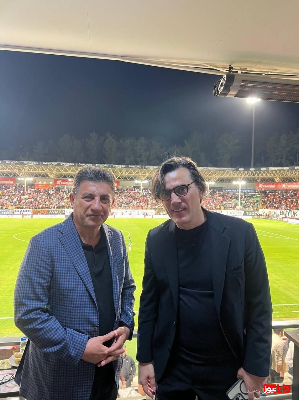 دیدار قلعهنویی با سرمربی ایتالیایی ترکیه+عکس دیدار قلعهنویی با سرمربی ایتالیایی ترکیه+عکس