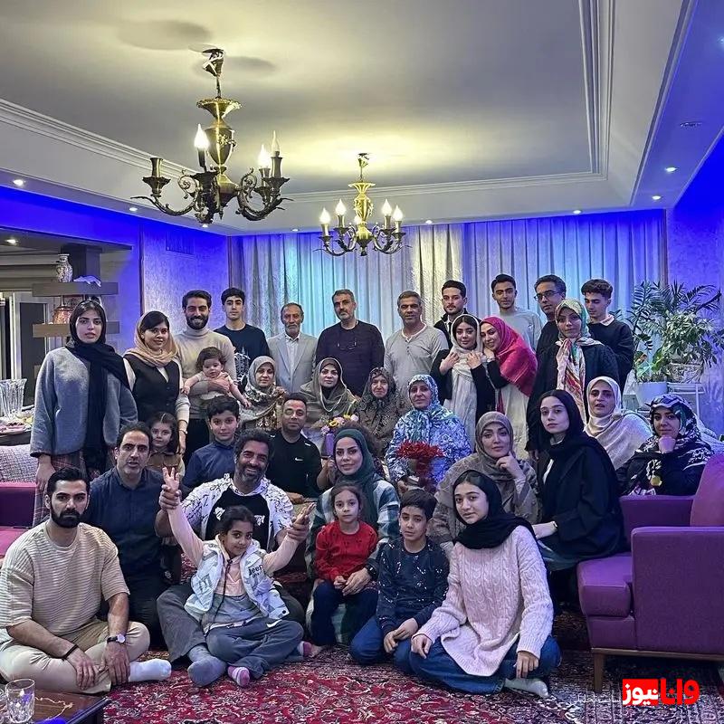 روز مادر در خانواده شلوغ منوچهر هادی + عکس روز مادر در خانواده شلوغ منوچهر هادی + عکس