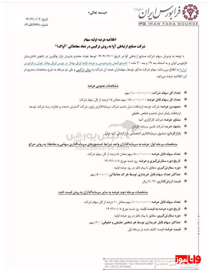 عرضه اولیه جدید در راه بازار سرمایه + زمان عرضه و میزان نقدینگی لازم برای خرید عرضه اولیه جدید در راه بازار سرمایه + زمان عرضه و میزان نقدینگی لازم برای خرید